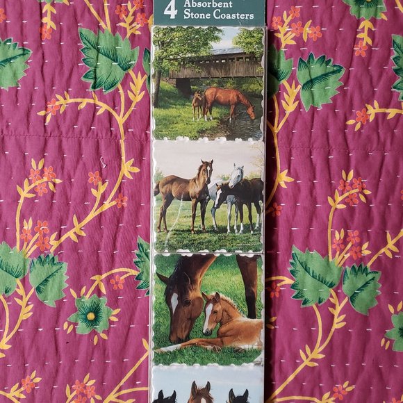 Set of 4 Horse Coasters, New - Picture 2 of 6